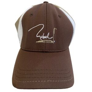 Pukka Rebel Creek Golf Hat | Brown & White Mesh Cap